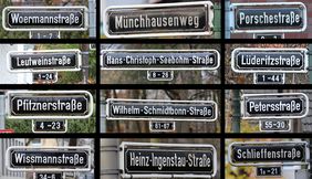Die historisch belasteten Straßennamen in Düsseldorf sollen umbenannt werden. Dazu gibt es am Mittwoch, 1. Februar, einen digitalen Austausch. Foto: Vermessungs- und Katasteramt