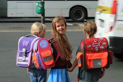 Schulkinder müssen besonders gut auf Verkehrsgefahren vorbereitet werden © Amt für Verkehrsmanagement