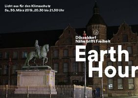 Postkarte zur Earth Hour 2019 in Düsseldorf