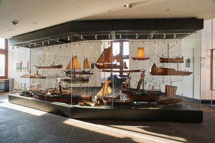 Ausstellungsvitrine im SchifffahrtMuseum