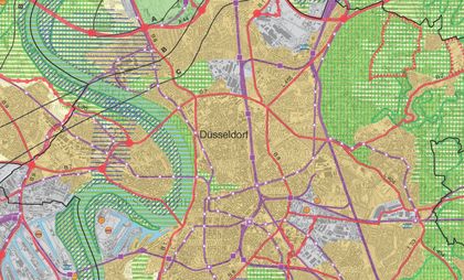 Beispiel Regionalplan Düsseldorf