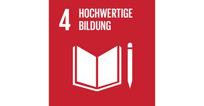 SDG-Logo 4 Hochwertige Bildung