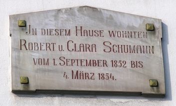 Tafel Schumann-Gedenkstätte