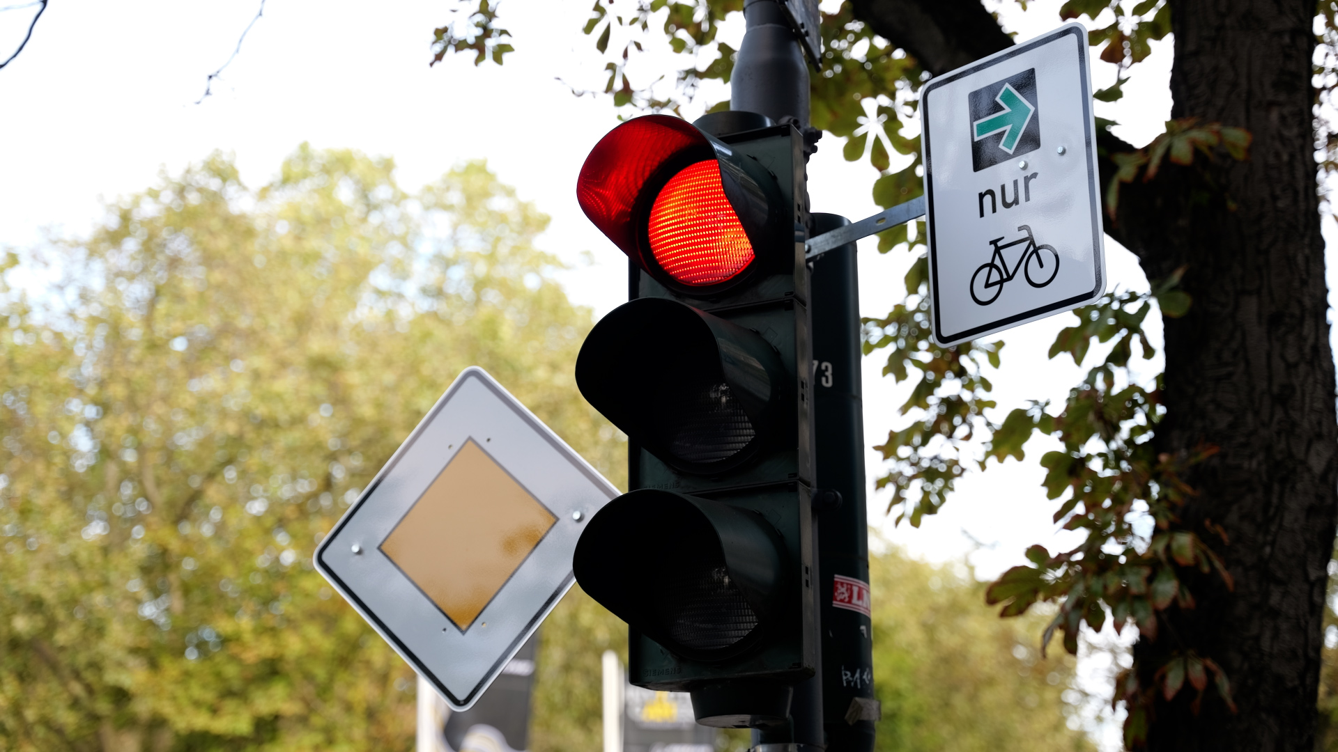 Düsseldorf fahrradfreundlich – 100. Grünpfeil installiert