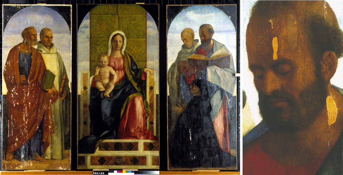 Giovanni Bellini, Altarretabel mit Madonna
