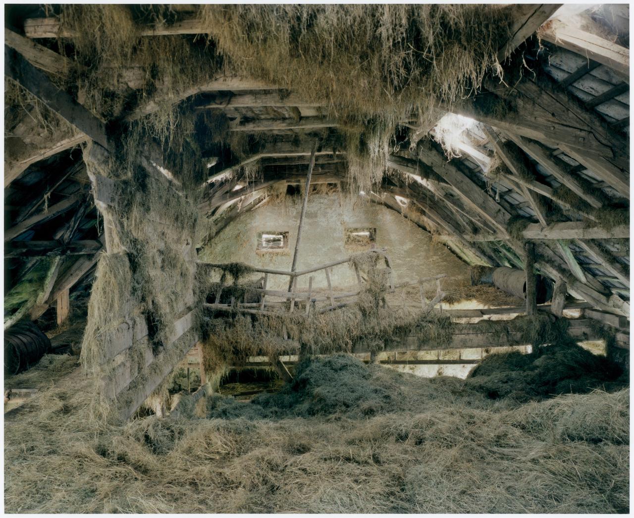 Heuboden, Geierschlag (aus Heustock, 2018-2024), analoger C-Print, 61x49,5 cm, Bernhard Fuchs © VG Bild-Kunst, Bonn 2026