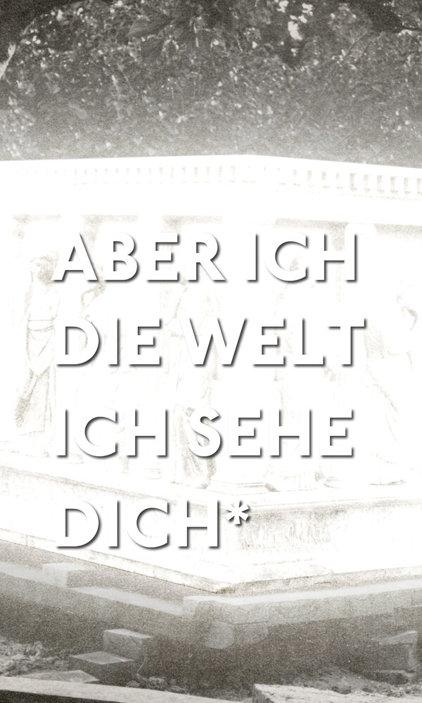 Plakat zur Ausstellung, Aber ich. Die Welt. Ich sehe. Dich, Hamburger Kunsthalle, 2026
