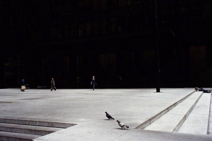Laurenz Berges, Seagram Plaza XIV, 1989, Inkjet Print, 34 x 50 cm, gerahmt