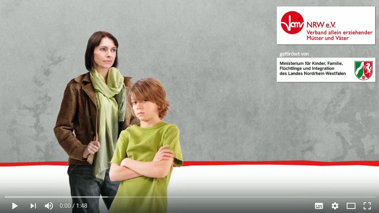 Abbild aus dem Erklärvideo zur Beistandschaft - Herausgegeben vom Verband allein erziehender Mütter und Väter (VAMV) Essen, NRW.