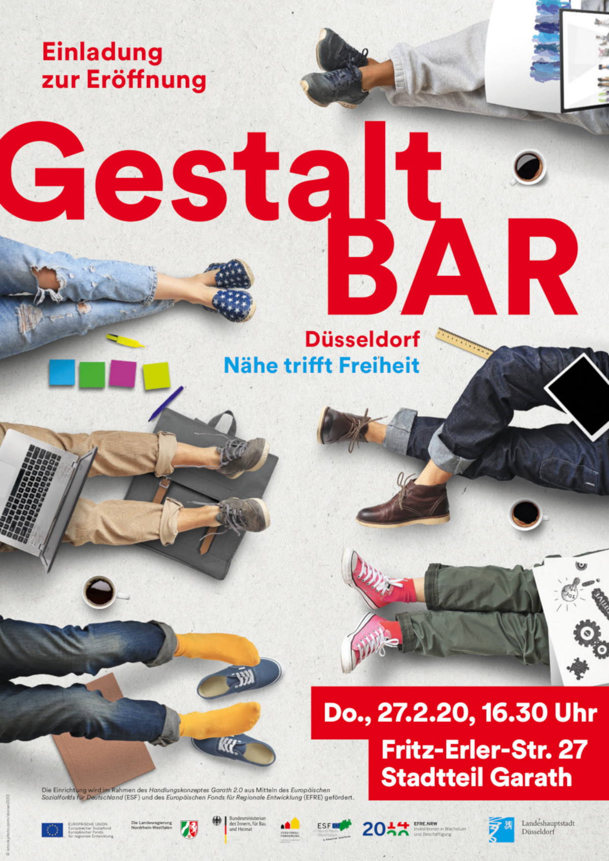 GestaltBAR, ein neuer Begegnungsort ab 13 Jahre, betreut vom Jugendamt der Landeshauptstadt Düsseldorf