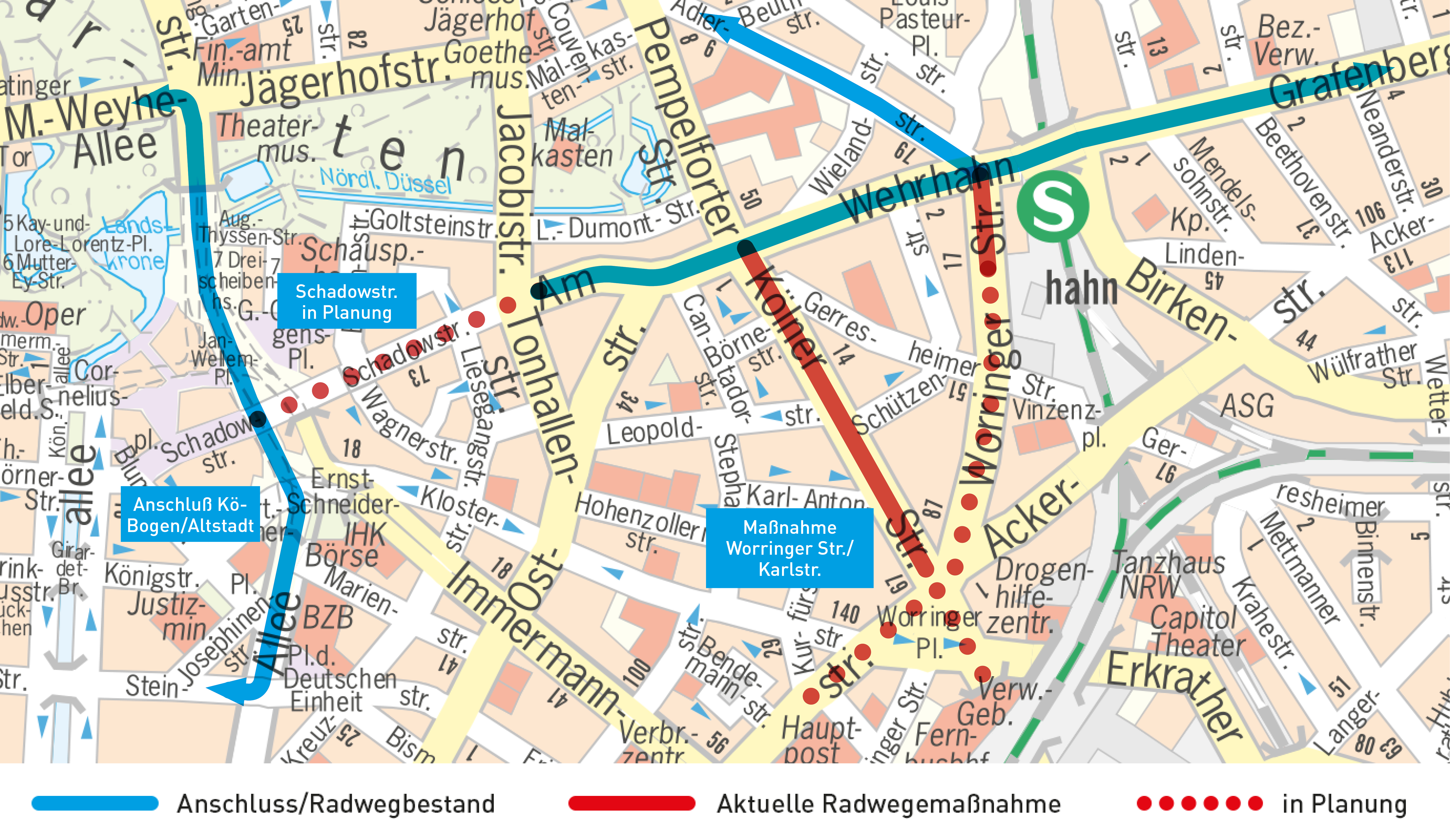 Übersicht Maßnahme Kölner Straße