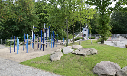 Spielplatz Vor dem Deich Südpark Düssseldorf