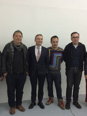 Direktor Yang Shu, OB Thomas Geisel, Christoph Knecht, Josef Schulz