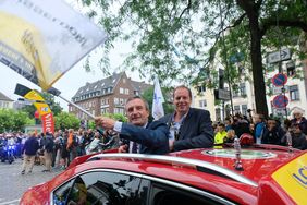 Düsseldorf: 2. Etappe der Tour de France. Foto: Michael Gstettenbauer