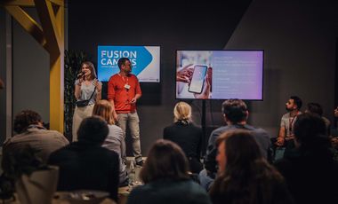 Fünf Startup-Teams nehmen am ersten Batch des Fusion Campus Accelerator-Programms teil. © Fusion Campus 