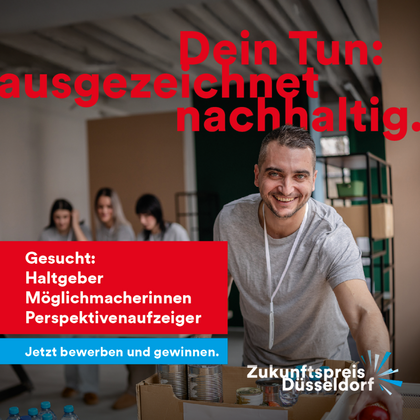Kampagnenplakat zum Zukunftspreis 2026