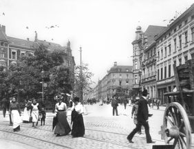 Am Worringer Platz um 1910