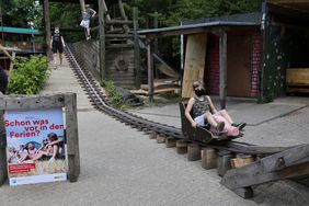 Der Abenteuerspielplatz Eller, einer der Orte, an denen in diesem Jahr die Düsselferien stattfinden, Foto: Ingo Lammert.