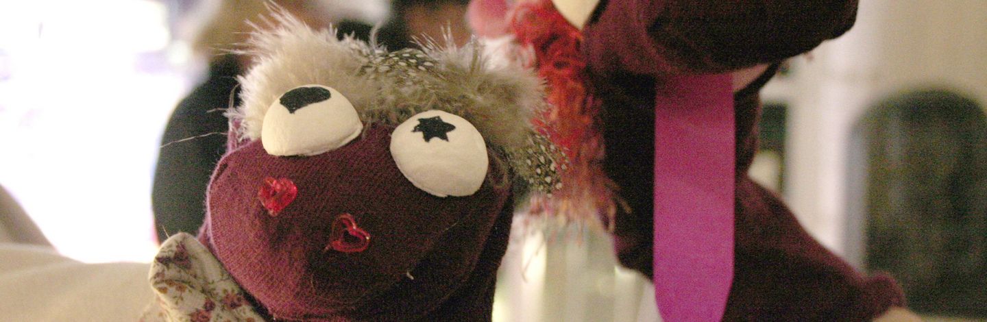 Sockentheater im Theatermuseum
