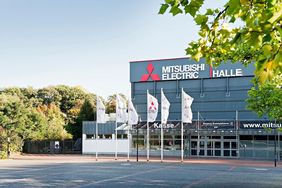 Mitsubishi Electric Halle, Außenansicht; Foto: Eicker
