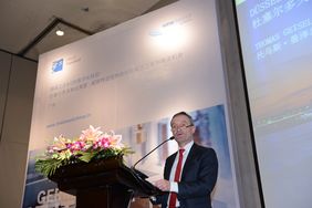 Mayor Thomas Geisel at Business Forum "The Digital Transformation in Germany’s Industry 4.0: Innovative Solutions and Business Opportunities in Düsseldorf and North Rhine-Westphalia" 