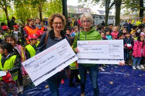 Die GGS Urdenbach konnte sich den ersten Platz sichern, dicht gefolgt von der KGS Fleher Straße, die auf dem zweiten Platz landete. Foto: Michael Gstettenbauer