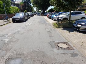 Die Hectorstraße wird mit einem Dünnschichtbelag instand gesetzt. Foto: Amt für Verkehrsmanagement