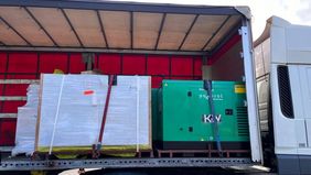 Der städtische Betrieb zur Abwasserentsorgung in Czernowitz erhielt drei Stromgeneratoren mit 10, 20 und 30 kvA. ©Blau Gelbes Kreuz e.V.
