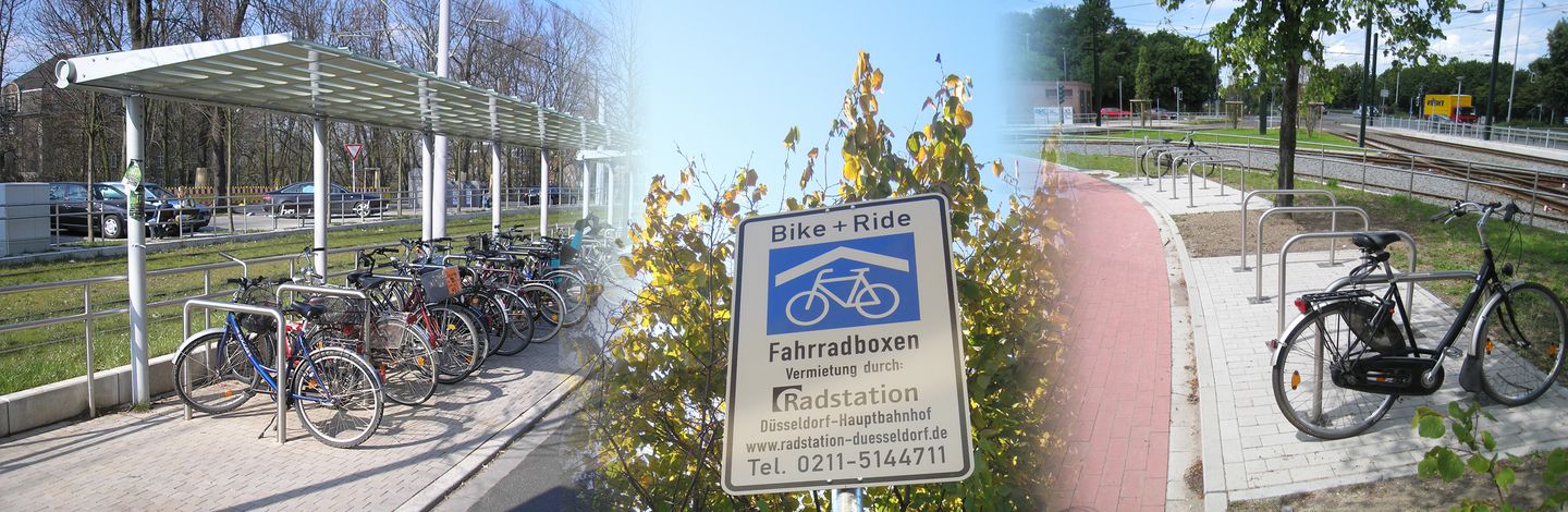Bike and Ride in Düsseldorf.