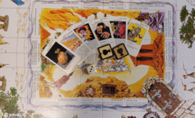 Foto vom Spielbrett eines Fantasyspiels