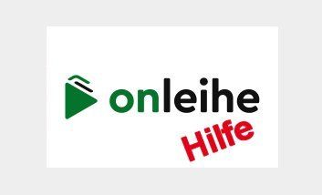 Logo der onleihe 3.0 mit dem Wort "Hilfe"