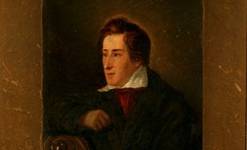 Heine-Porträt von Moritz Daniel Oppenheim, 1831