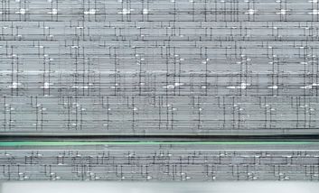 Siegerentwurf "frequencies": Muster auf den Säulen und Ausgängen gemäß Entwurf von Anna Vogel, © Anna Vogel 