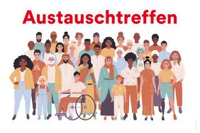 Austauschtreffen; vielfältige Personengruppe