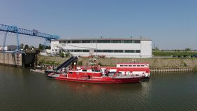 Feuerlöschbootstation