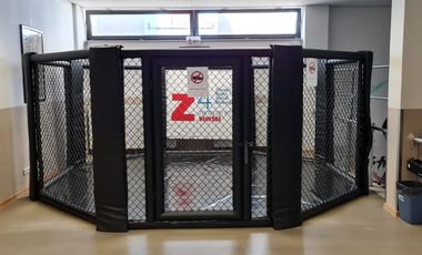 Der neue Octagon-Ring in der Jugendfreizeiteinrichtung Z4 in Reisholz wird am Mittwoch, 31. August, eingeweiht, © Landeshauptstadt Düsseldorf/Jugendamt