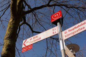 Foto von Ein bereits fertig installierter Knotenpunkt in Düsseldorf.