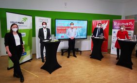 Der digihub Düsseldorf/Rheinland stellte die Ergebnisse der Studie "Digital Scale-ups im Rheinland" in einer digitalen Pressekonferenz vor