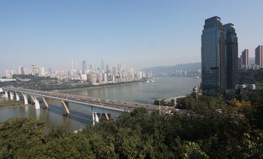 Blick auf Chongqing