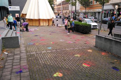 "A Circus" der Kunstakademie Düsseldorf an der Heyestraße 99
