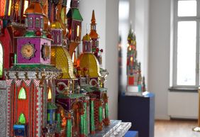 Das Hetjens - Deutsches Keramikmuseum präsentiert vom 25. November bis zum 30. Januar 2022 die neue Sonderausstellung "Krakauer Krippenkunst – Glanzvolle Weihnachtstradition"; Foto: Hetjens - Deutsches Keramikmuseum/Laura Lidzbarski
