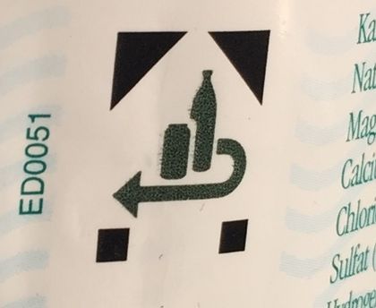 Logo auf bepfandeten Einweg-Getränkeverpackungen