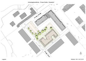 Plan des Projekts Wohnen am Pillebach. Zeichnung: Wohnen am Pillebach  
