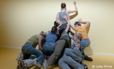 Bodies Performance von Studierenden der Hochschule Düsseldorf