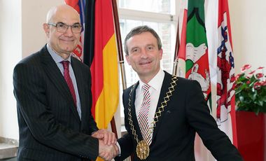 Serbischer Botschafter zu Gast im Rathaus