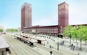Siegerentwurf Hochbau 2018. Grafik: PLANORAMA Landschaftsarchitektur mit HOFFMANN - LEICHTER Ingenieurgesellschaft mbH und MONO Architekten Greubel & Schilp & Schmit PartGmbB