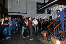 Oberbürgermeister Thomas Geisel bei der Abschlussparty der 2. Düsseldorfer Startup-Woche. (Foto: Cindy Voss)