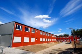 Die neue Flüchtlingsunterkunft am Lichtenbroicher Weg