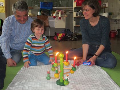 Foto: Geburtstagsfeier im Liedergarten