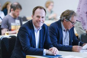 Freuten sich über das große Interesse: Oberbürgermeister Dr. Stephan Keller (l.) und Mobilitäts- und Umweltdezernent Jochen Kral, Foto: Gstettenbauer.